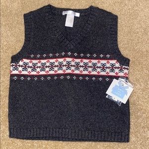 NWT baby sweater vest by Janie & Jack